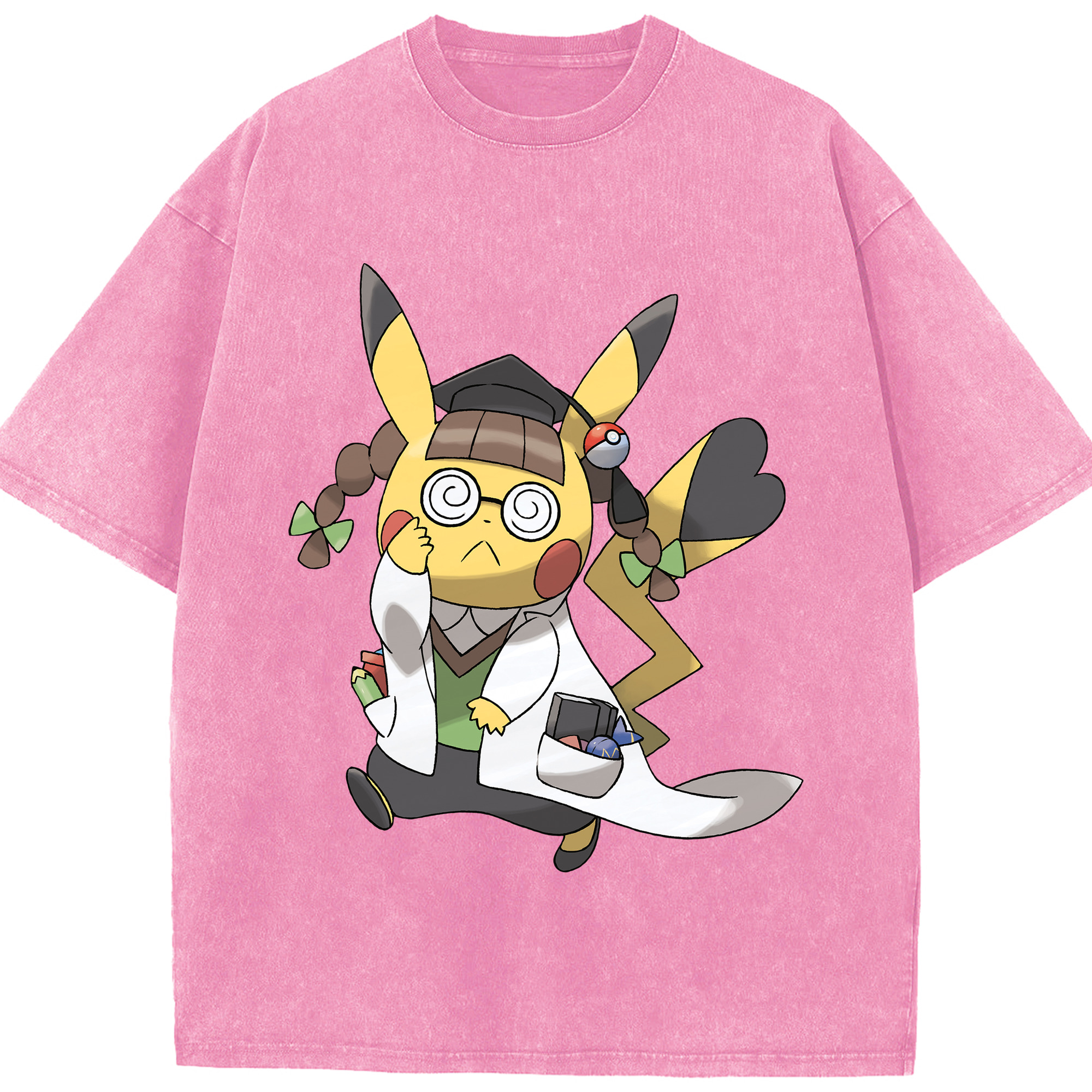 （画像用） ポケットモンスター Pokémon 綿100% ヴィンテージ風 半袖Tシャツ（フロントプリント）